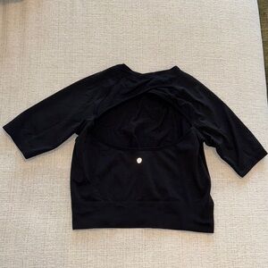 Black Lululemon Long Sleeve Top